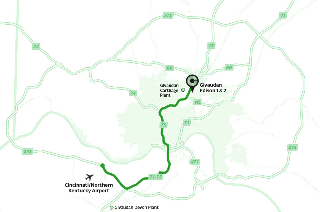 Roadmap to Givaudan Cincinnati Roadmap to Givaudan Cincinnati