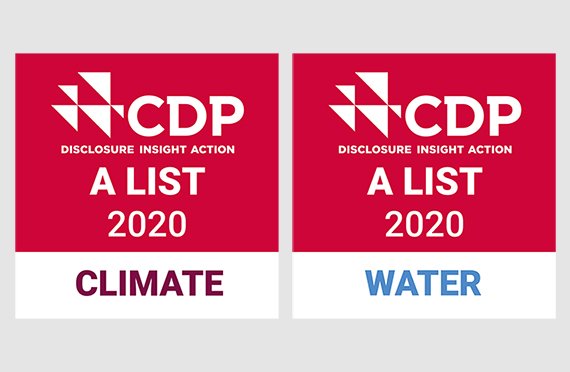 ジボダン社は、世界的な気候変動対応と水の安全性におけるリーダーシップが評価され、2年連続で名誉あるCDPの「A」リストに認定されました