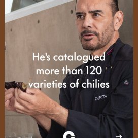 instagram post He's catalogued 120+ vari