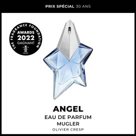 instagram post Mugler's fragrance Angel 